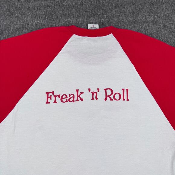 Vintage Black Crowes T-Shirt Men's Large White Freak n Roll Rock Band Concert - Picture 6 of 8
